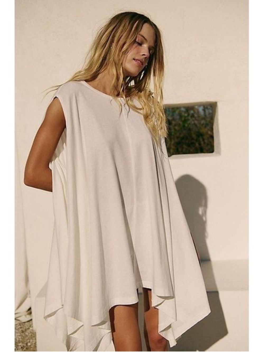 Free People off-white crewneck tee